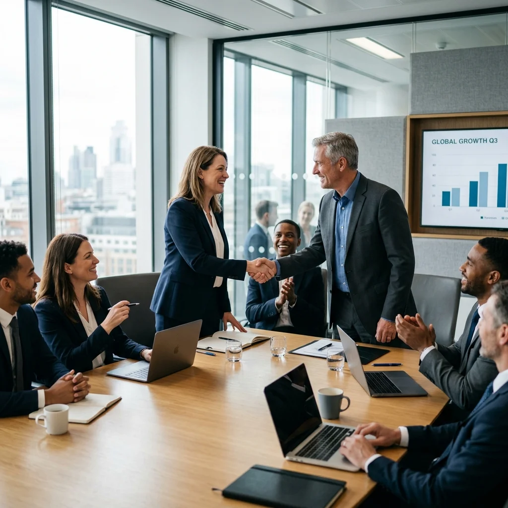 Acuerdo comercial entre profesionales